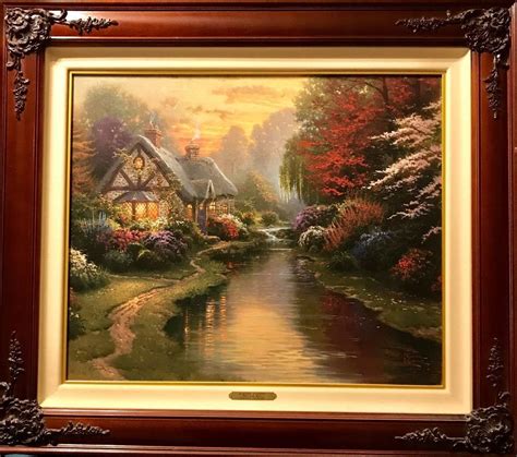 framed thomas kinkade paintings